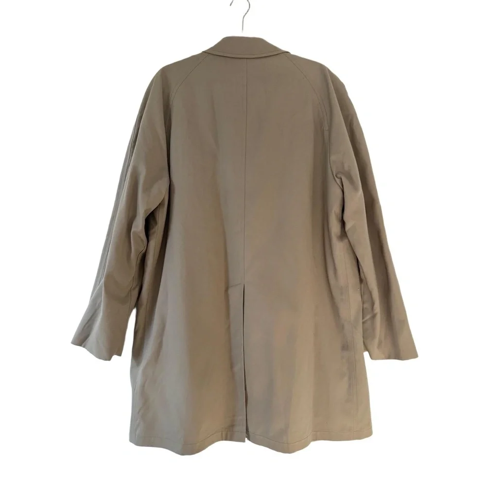 Pristine Vintage Deadstock London Fog Maincoats Trench Coat Tan Beige size 44R